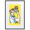 Liberté Chérie™ | <b>Affiche Pop Art Féministe We Can Do It Jaune</b>