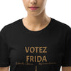 Liberté Chérie™ | <b>Robe T-Shirt Féministe Brodée Votez Frida</b>