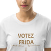 Liberté Chérie™ | <b>Robe T-Shirt Féministe Brodée Votez Frida</b>