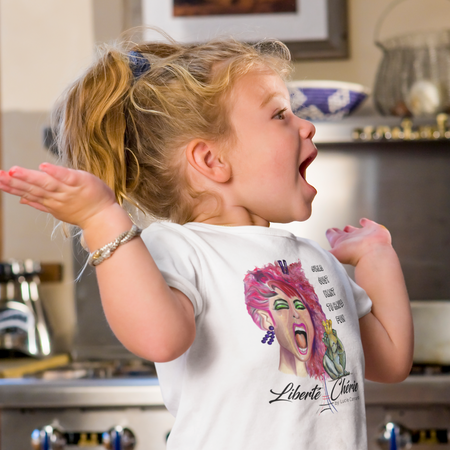 Liberté Chérie™ | <b>T-Shirt Féministe Enfant Cyndi</b>