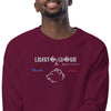 Liberté Chérie™ | <b>Sweat Féministe Bio Raglan Être Soi-Même Ours</b>