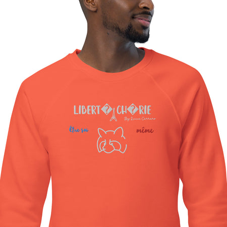 Liberté Chérie™ | <b>Sweat Féministe Bio Raglan Être Soi-Même Panda</b>