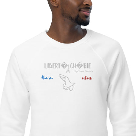Liberté Chérie™ | <b>Sweat Féministe Bio Raglan Être Soi-Même Aigle</b>
