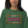 Liberté Chérie™ | <b>Sweat Féministe Brodé Girl Boss</b>