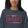 Liberté Chérie™ | <b>Sweat Féministe Brodé Girl Boss</b>