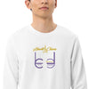 Liberté Chérie™ | <b>Sweat Féministe Brodé Lc By Lc Violet Jaune</b>